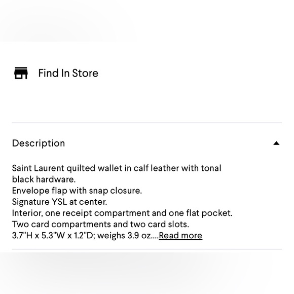 YSL Wallet - Picture 3 of 8